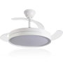 Daewoo Ventilador de Techo DW5008 con Aspas Retráctiles y Luz LED